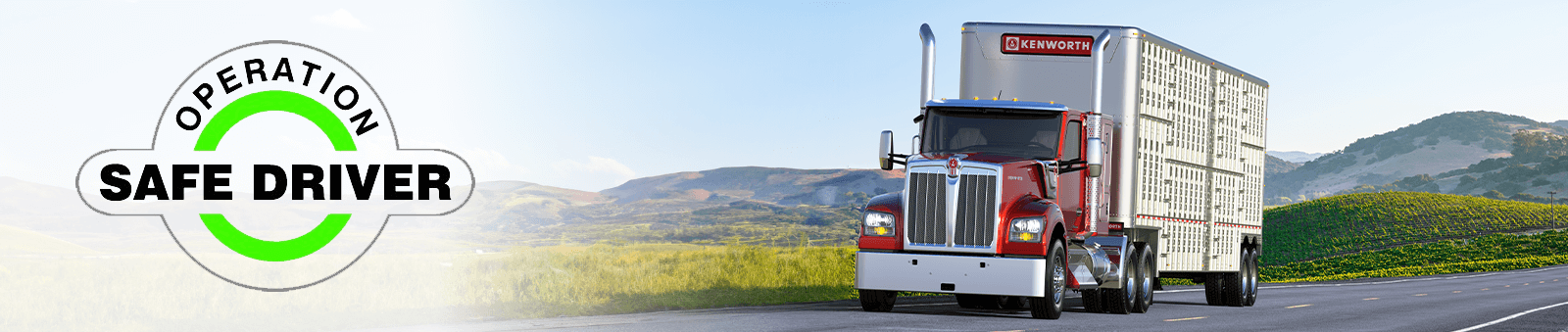 Kenworth Truck with Operation Safe Driver Logo